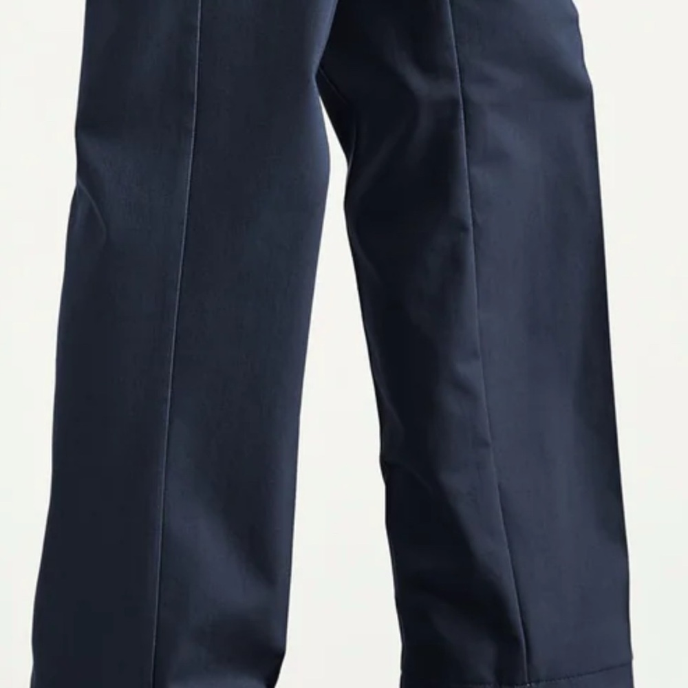 Dockers Navy signature Iron free Khakis Classic Fit Defender (Big&Tall) - Picture 3 of 12